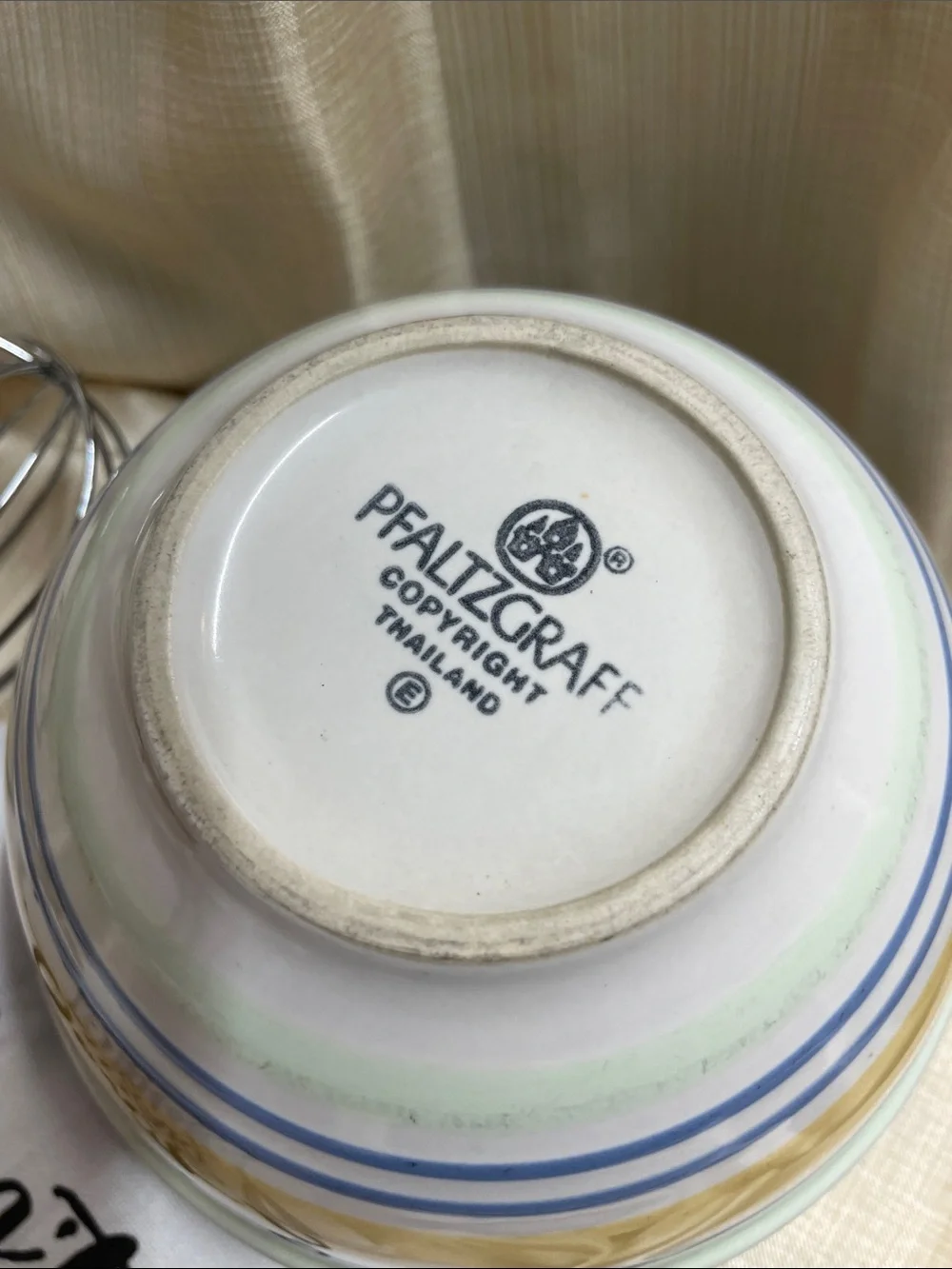 Charleston Receipts Cookbook with Pfaltzgraff Mixing Bowl